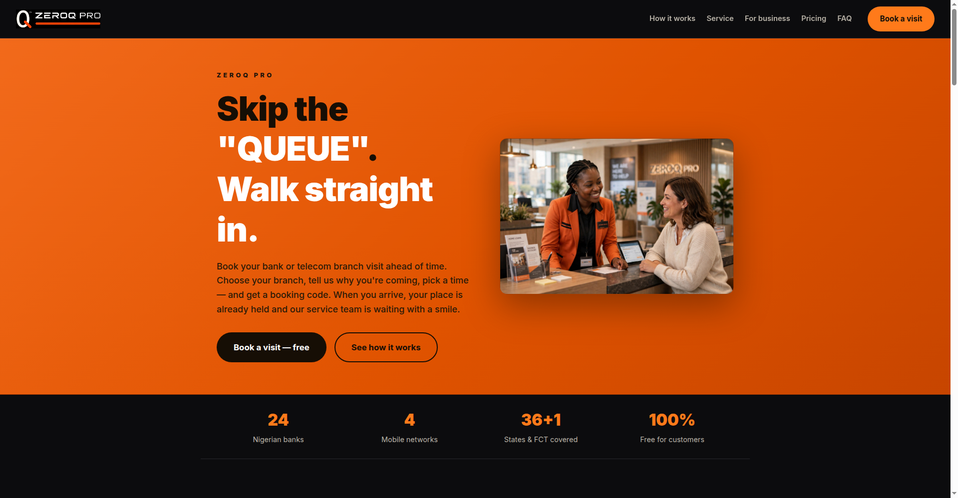 ZeroQ Pro homepage preview